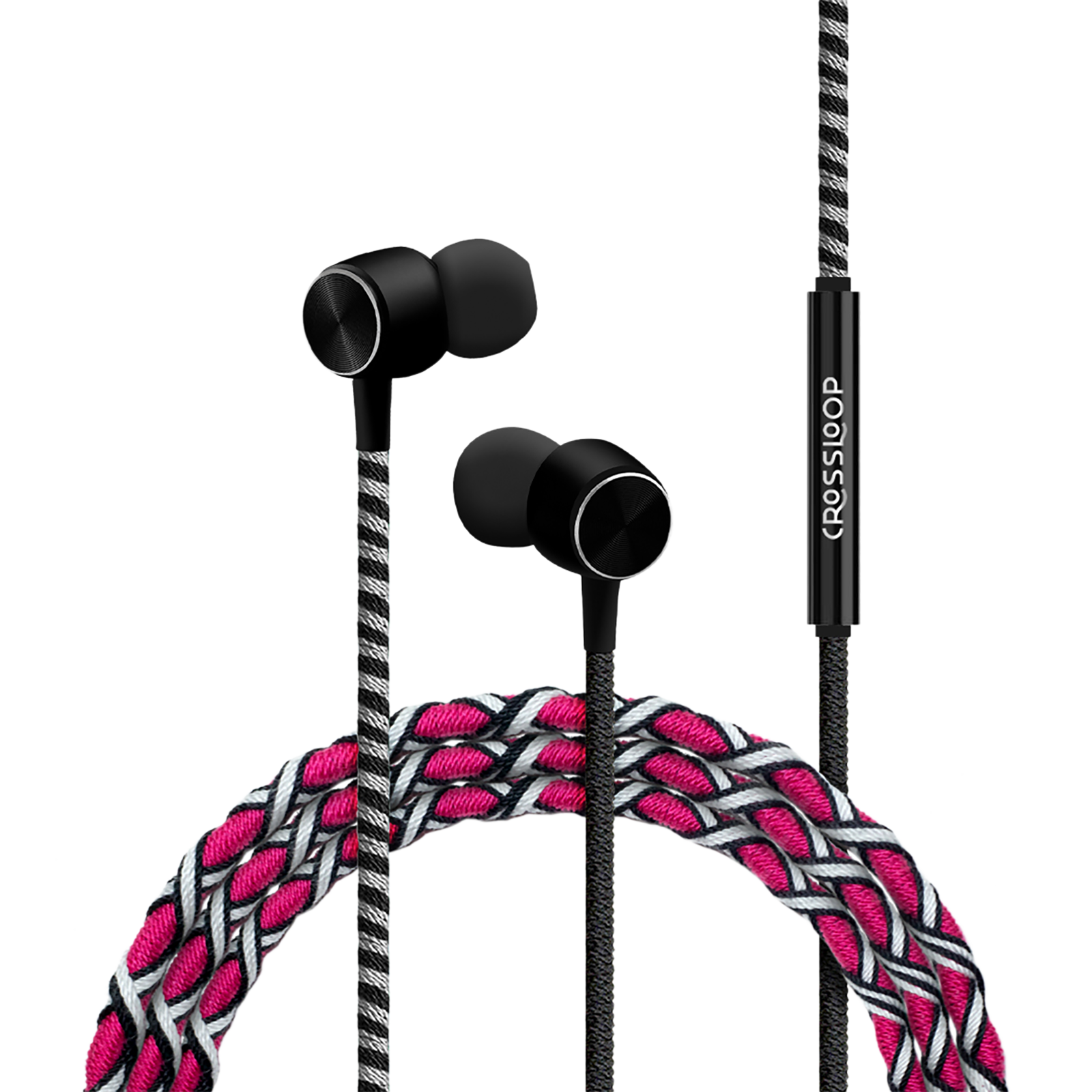 Wired earbuds with online volume control